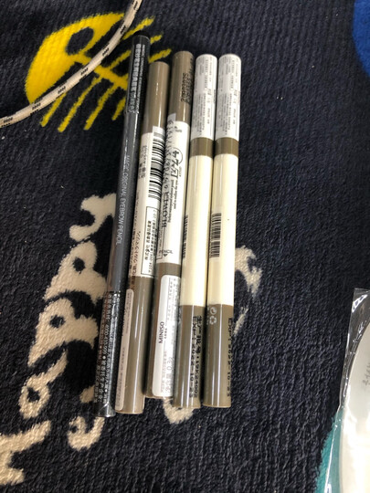 爱丽小屋(ERISE HOUSE)【专卖店】双头自动带刷眉笔防水防汗不脱色自然持久初学 眉笔6#黑色 晒单图