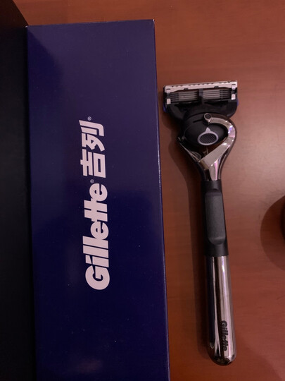 吉列(Gillette) 手动剃须刀刮胡刀刀片 锋隐致顺5层超薄刀片(6刀头 此商品不含刀架) 晒单图