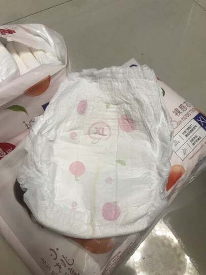 好奇Huggies铂金装拉拉裤XL64片(12-17kg)加大号婴儿尿不湿成长裤裸感超薄透气夏日超薄透气 晒单图
