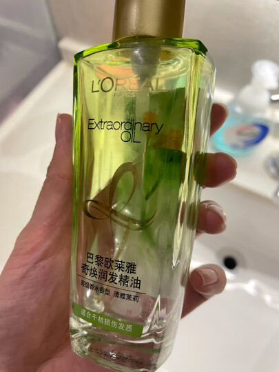 欧莱雅奇焕润发护发精油小金瓶100ml 免洗 滋养卷发干枯毛躁头发 晒单图