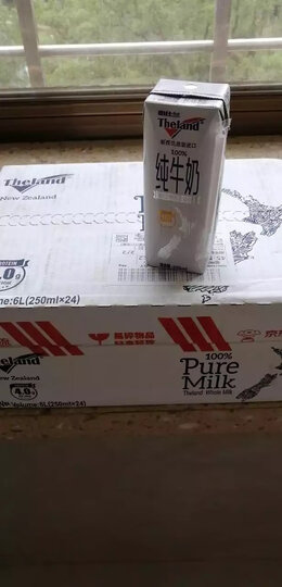 新西兰进口牛奶 纽仕兰 3.5g蛋白质全脂纯牛奶 250ml*24盒整箱家庭装 晒单图