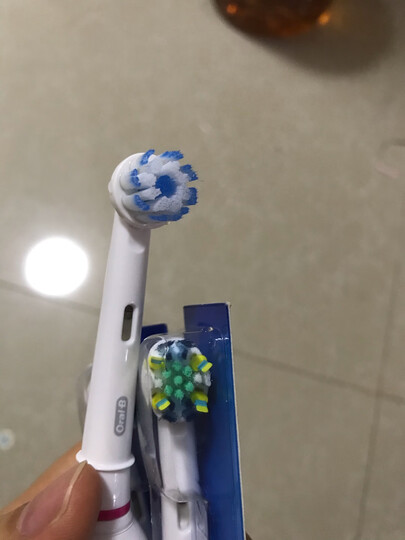 欧乐B 电动牙刷头 3支装 牙线效果型 适配成人2D/3D全部型号 EB25-3 德国进口 官方正品 晒单图