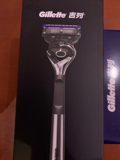 吉列(Gillette) 手动剃须刀刮胡刀刀片 锋隐致顺5层超薄刀片(6刀头 此商品不含刀架) 晒单图