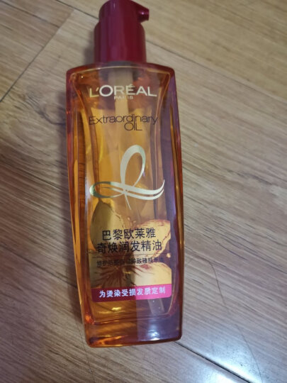 欧莱雅奇焕润发护发精油100ml(小红瓶 针对烫染发质  免洗 强韧 防损伤) 晒单图