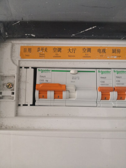施耐德电气 Easy9系列（A型） 2P空气开关断路器带漏电保护总闸开关 2P63A带漏保 晒单图