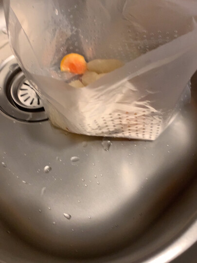 家の物语（KATEI STORY）厨房水槽垃圾过滤网自立式沥水菜渣剩饭干湿分离一次性过滤袋加厚 排水口防堵袋(30只装) 晒单图