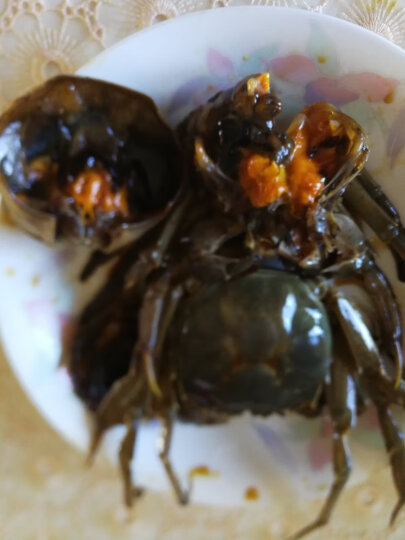 陆龙5A醉蟹 1.68Kg尊享大规格 宁波上海风味 即食全母醉河蟹 海鲜水产 晒单图