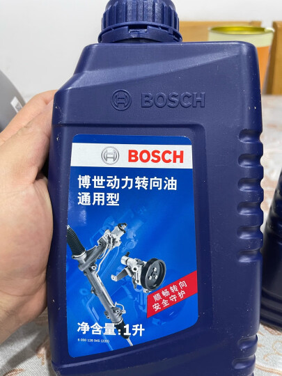 博世（BOSCH）DOT4 plus升级版刹车油 制动液/离合器油 塑料桶装 通用型一升装 晒单图