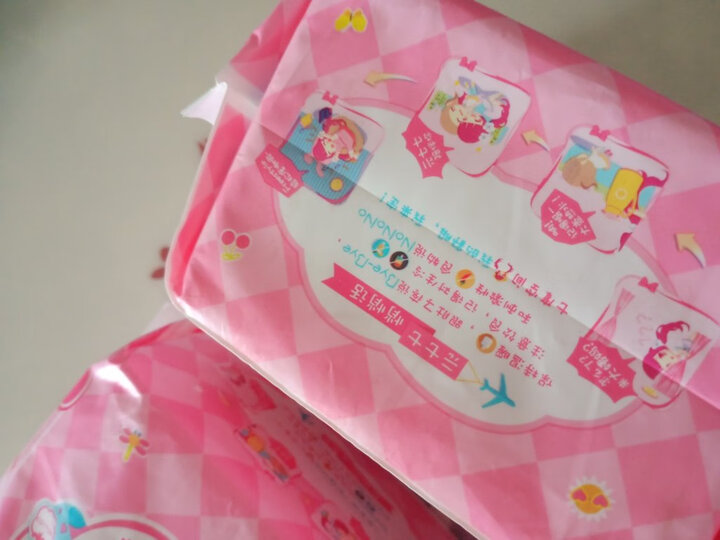 七度空间(SPACE7) 少女超薄纯棉 日用卫生巾245mm*5片 晒单图