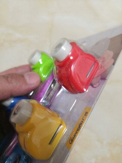广博(GuangBo)儿童剪纸diy手工套装 (压花器+花边剪刀) 颜色随机HZM03855 晒单图