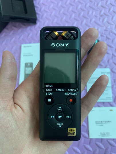 索尼（SONY）数码录音棒/录音笔PCM-D100 32G 黑色 专业DSD播放格式 大直径定向麦克风 商务乐器学习适用 晒单图