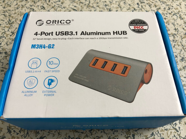 奥睿科(ORICO)Type-c扩展坞转高清HDMI/千兆网口/USB3.0分线器集线器 USB转RJ45网线接口 SDB1 黑色 晒单图