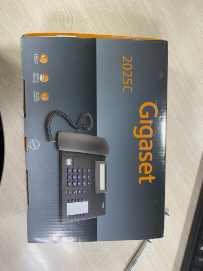 集怡嘉(Gigaset)原西门子品牌 电话机座机 固定电话 办公家用 高清免提 通话闭音 2025C黑色 晒单图