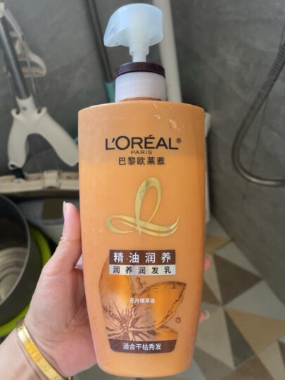 欧莱雅精油润养润发乳柔顺顺滑护发素500ml 晒单图