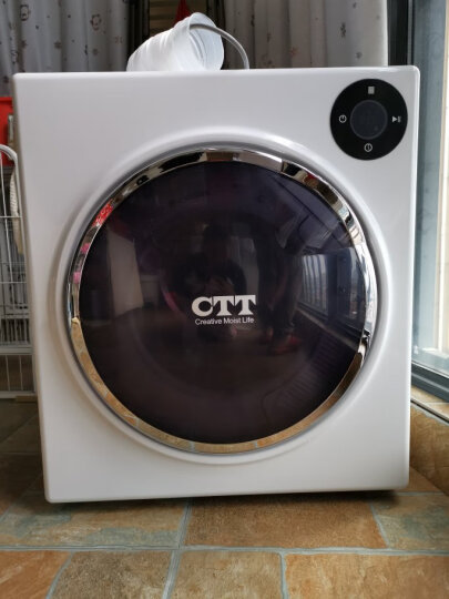 CTT 干衣机 干衣容量6公斤 功率1300瓦 智能全触摸屏操作 液晶显示屏 衣干即停 滚筒烘干机家用 GYJ60-68E 晒单图