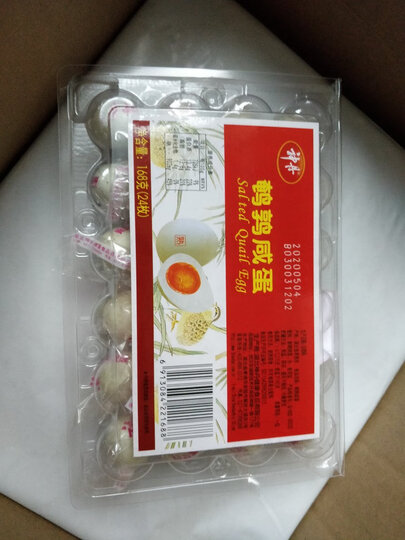神丹 鹌鹑皮蛋 24枚*7g 家庭装 即食小皮蛋 休闲零食 晒单图