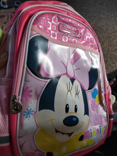 迪士尼（Disney）米奇小学生书包男儿童书包 背包1-3年级卡通减负幼儿双肩背包 M606031藏青 晒单图