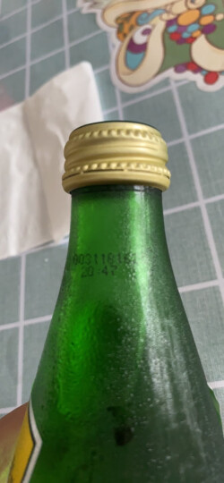 Perrier巴黎水（Perrier）法国原装进口 气泡矿泉水 西柚味330ml*24瓶 晒单图