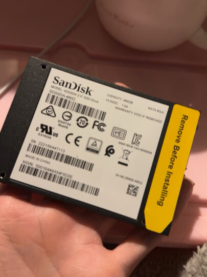 闪迪（SanDisk）480GB SSD固态硬盘 SATA3.0接口台式机笔记本DIY稳定兼容加强版-电脑升级优选｜西部数据出品 晒单图