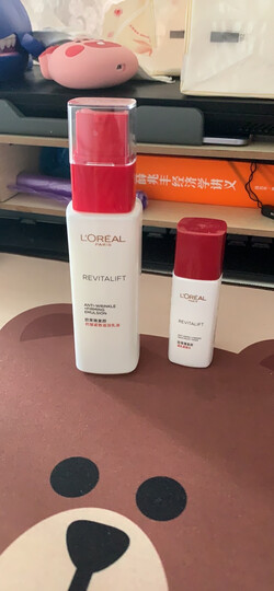欧莱雅(LOREAL)复颜抗皱紧致水乳护肤套装礼盒(化妆品套装 柔肤水+乳液 赠乳液+柔肤水 随机发) 晒单图