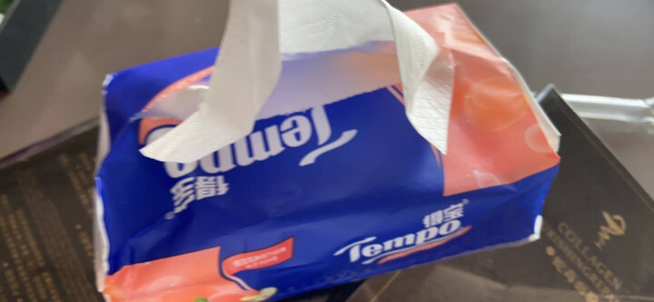 得宝(Tempo) 抽纸 4层90抽*18包 面巾纸餐纸巾 苹果木味(整箱销售) 晒单图