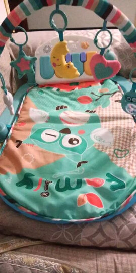 贝恩施早教玩具婴儿玩具多功能健身架宝宝脚踏钢琴带音乐安全材质B213【遥控器+豪华升级护栏】 晒单图