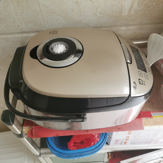 美的(Midea)电饭煲电饭锅4L智能预约电饭煲气动涡轮防溢金属机身圆灶釜内胆家用多功能电饭煲MB-WFS4037 晒单图