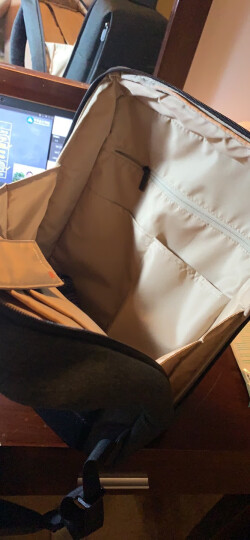 小米极简都市双肩包 休闲商务笔记本电脑包14英寸 男女书包双肩背包 深灰色 晒单图