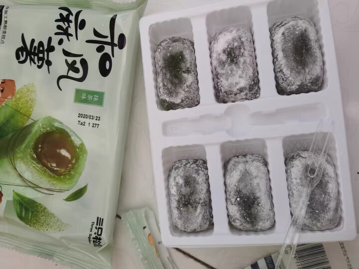 三只松鼠抹茶和风麻薯饼干糕点手工特色零食小吃 150g/袋 晒单图