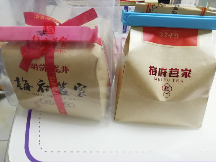 梅府茗家 2024新茶上市 绿茶 明前二级龙井纸包250g 鲜醇龙井 春茶茶叶 鲜醇龙井 晒单图