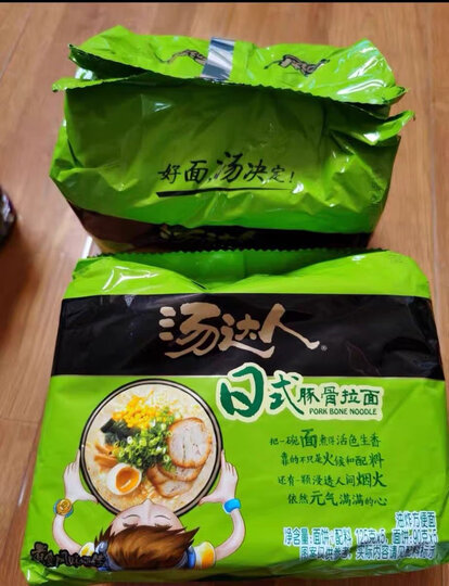 统一 方便面 汤达人 日式豚骨味方便面 五连包 晒单图