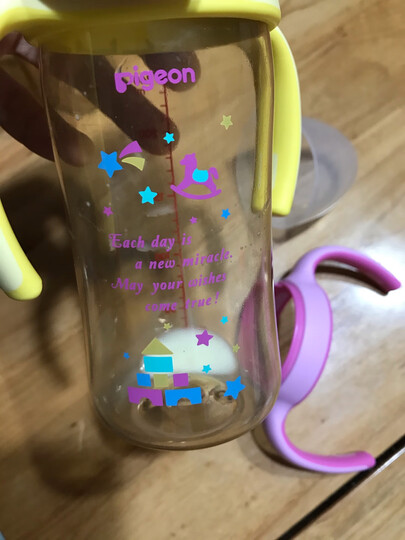 贝亲(Pigeon) 奶瓶 PPSU奶瓶 新生儿 宽口径PPSU奶瓶 婴儿奶瓶 240ml(绿色瓶盖) AA93 自然实感L码奶嘴 晒单图