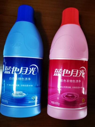 蓝月亮 蓝色月光 彩色衣物色渍净 漂渍液 漂白剂 彩漂 600g/瓶 晒单图