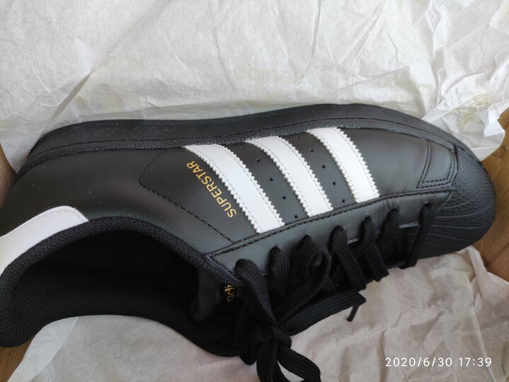 阿迪达斯官网adidas 三叶草SUPERSTAR FOUNDATION男女鞋经典运动鞋B27140 如图 41 晒单图