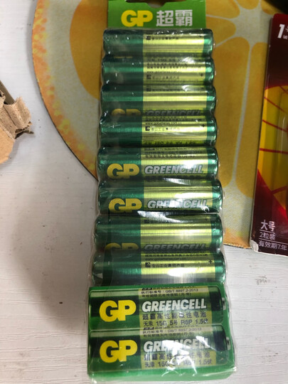 超霸(GP)1号大号碳性电池干电池20粒装 适用于燃气灶/燃气热水器/手电筒等 R20P 晒单图