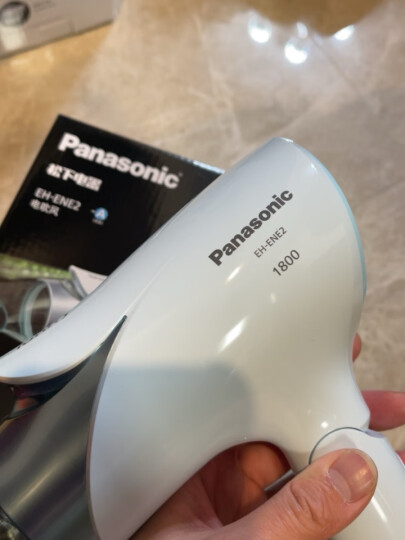 松下（Panasonic）电吹风机 大功率家用高速大风力速干折叠便携学生宿舍用礼物吹发负离子护发吹风筒ENE2 晒单图