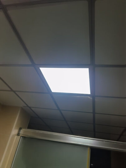 雷士照明（NVC）厨房灯 led集成吊顶厨卫灯吸顶灯 铝扣板卫生间平板灯 面板灯 【常规款】雾银18瓦正白光 晒单图
