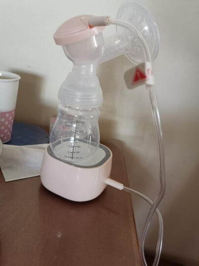 新贝 吸奶器 电动吸奶器 防逆流专利吸乳器 按摩无痛吸力大8615 晒单图