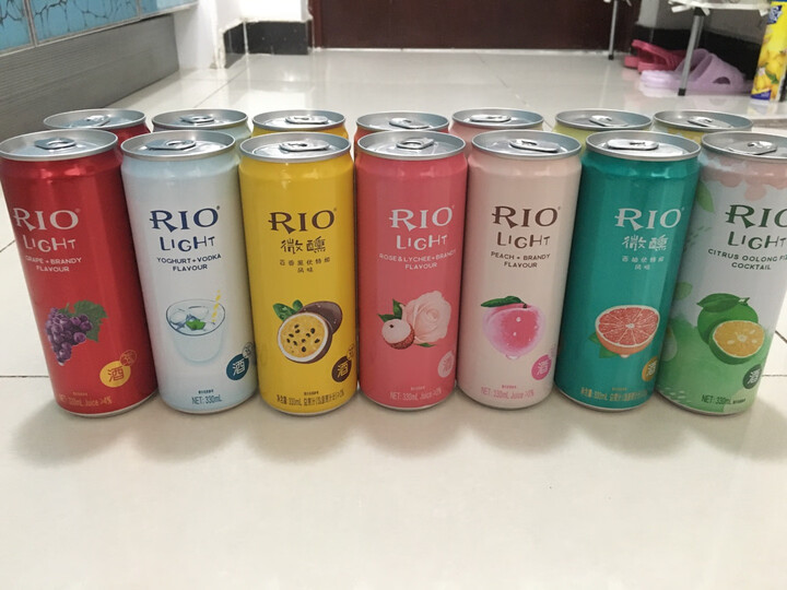 锐澳(RIO)洋酒 预调 鸡尾酒 果酒 本味 5度 275ml*6瓶 (4种口味) 晒单图