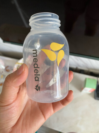 美德乐Medela奶瓶储奶瓶存奶瓶喂奶食物保鲜婴儿宝宝标准口径PP材质150ml（4个装） 晒单图