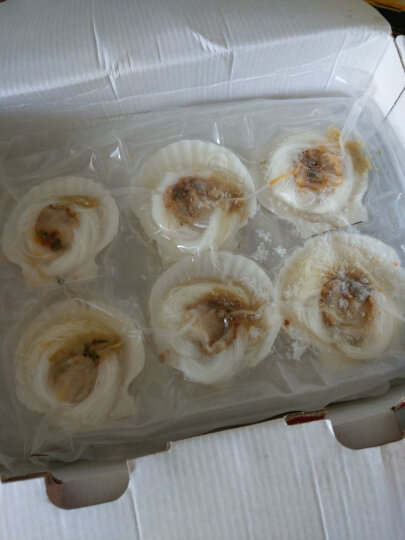 獐子岛 冷冻蒜蓉粉丝扇贝 1.2kg 36只 虾夷扇贝 家庭礼盒装 烧烤食材 海鲜 生鲜 晒单图