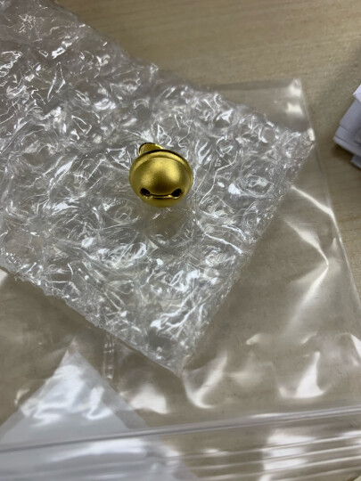 【圣诞节礼物】TSL谢瑞麟 黄金吊坠 足金3D硬金吊坠 黄金铃铛吊坠 XH325 定价金（约1.5g ） 晒单图