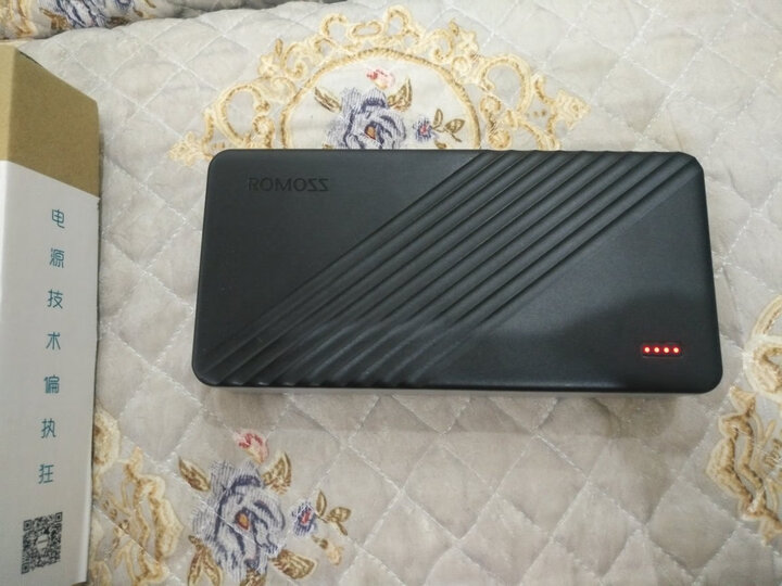 罗马仕(ROMOSS)WA30手机充电宝30000毫安大容量移动电源支持Type-C输入双USB输出适用于苹果华为小米黑色 晒单图