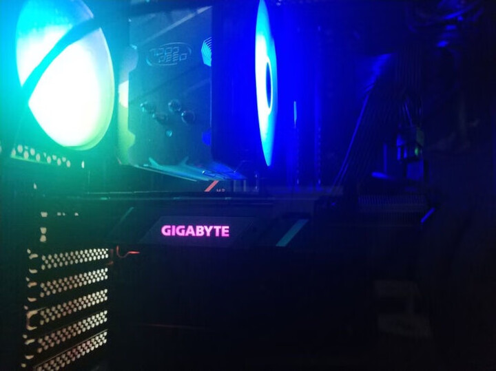 九州风神(DEEPCOOL) 玄冰400 CPU散热器(多平台/支持AM4/4热管/智能温控/发蓝光/12CM风扇/附带硅脂) 晒单图