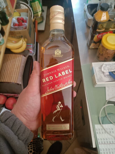 尊尼获加（JOHNNIE WALKER）洋酒 红牌红方 苏格兰调和型威士忌700ml无盒 晒单图