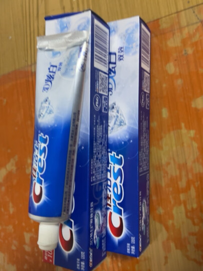 佳洁士牙膏美白3D炫白双效牙膏120g 淡黄 清新口气（新老包装，随机发货） 晒单图