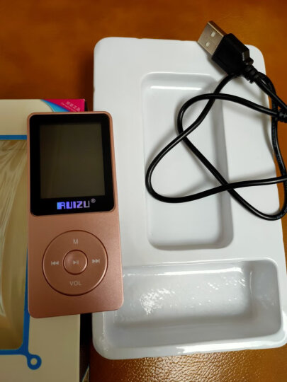锐族（RUIZU）X02 8G 玫瑰金 运动MP3/MP4音乐播放器迷你学生随身听便携式电子书英语听力插卡录音笔 晒单图