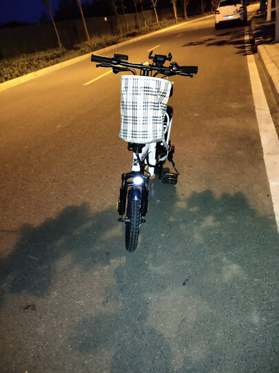 新日(Sunra) 电动自行车折叠电动车锂电池滑板车成人男士女士新国标迷你小型电瓶车代驾代步单车 标准版【神秘黑】汽车电芯 助力续航60公里 晒单图