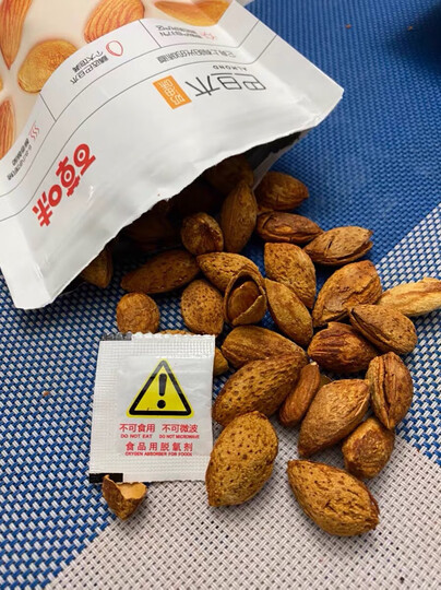 百草味 坚果炒货干果休闲零食特产 每日坚果手剥薄壳扁桃仁 奶油味巴旦木180g/袋 晒单图