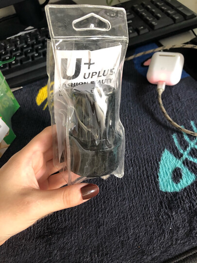 优家(UPLUS)美妆蛋 遇水变大葫芦形水滴形化妆粉扑2个装(彩妆蛋 化妆海绵粉扑定妆 颜色随机) 晒单图